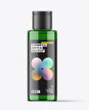 Green Cosmetic Bottle Mockup