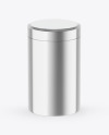 Metallic Tea Tin Can Mockup