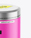 Matte Tea Tin Can Mockup