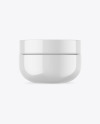 Glossy Cosmetic Jar Mockup