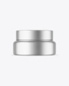 Matte Metallic Cosmetic Jar Mockup