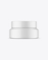 Matte Cosmetic Jar Mockup