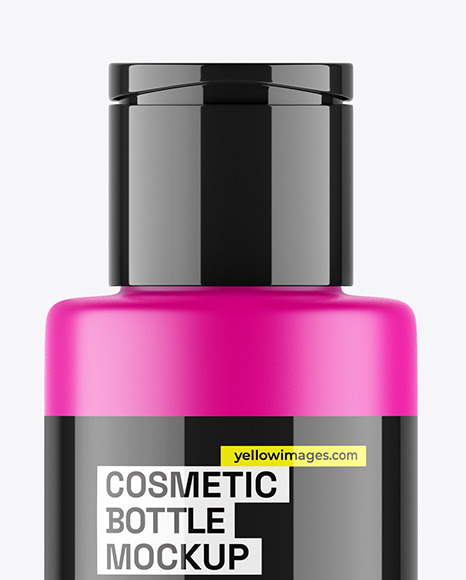 Matte Cosmetic Bottle Mockup