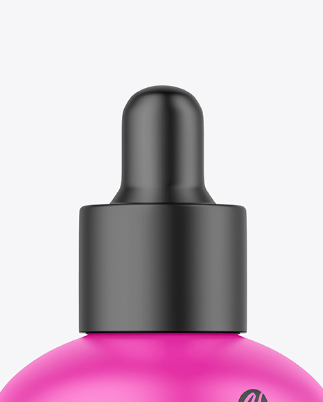 Matte Dropper Bottle Mockup