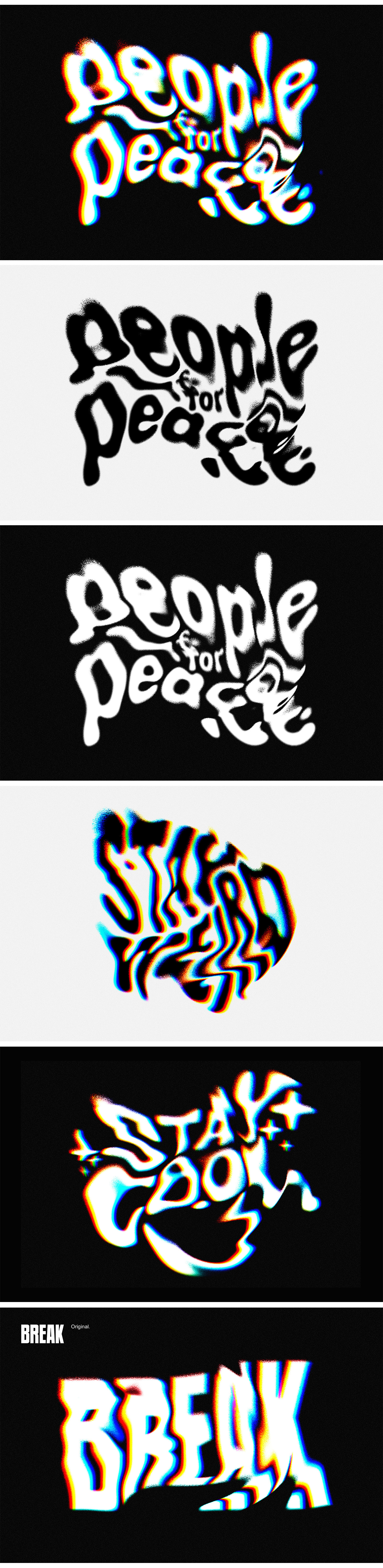 Liquid Distortion Glitch Text Effect Liquid Distortion Glitch Text Effect