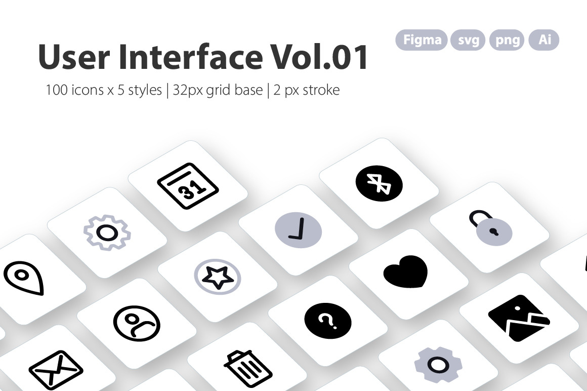 User interface icons (vol.1)