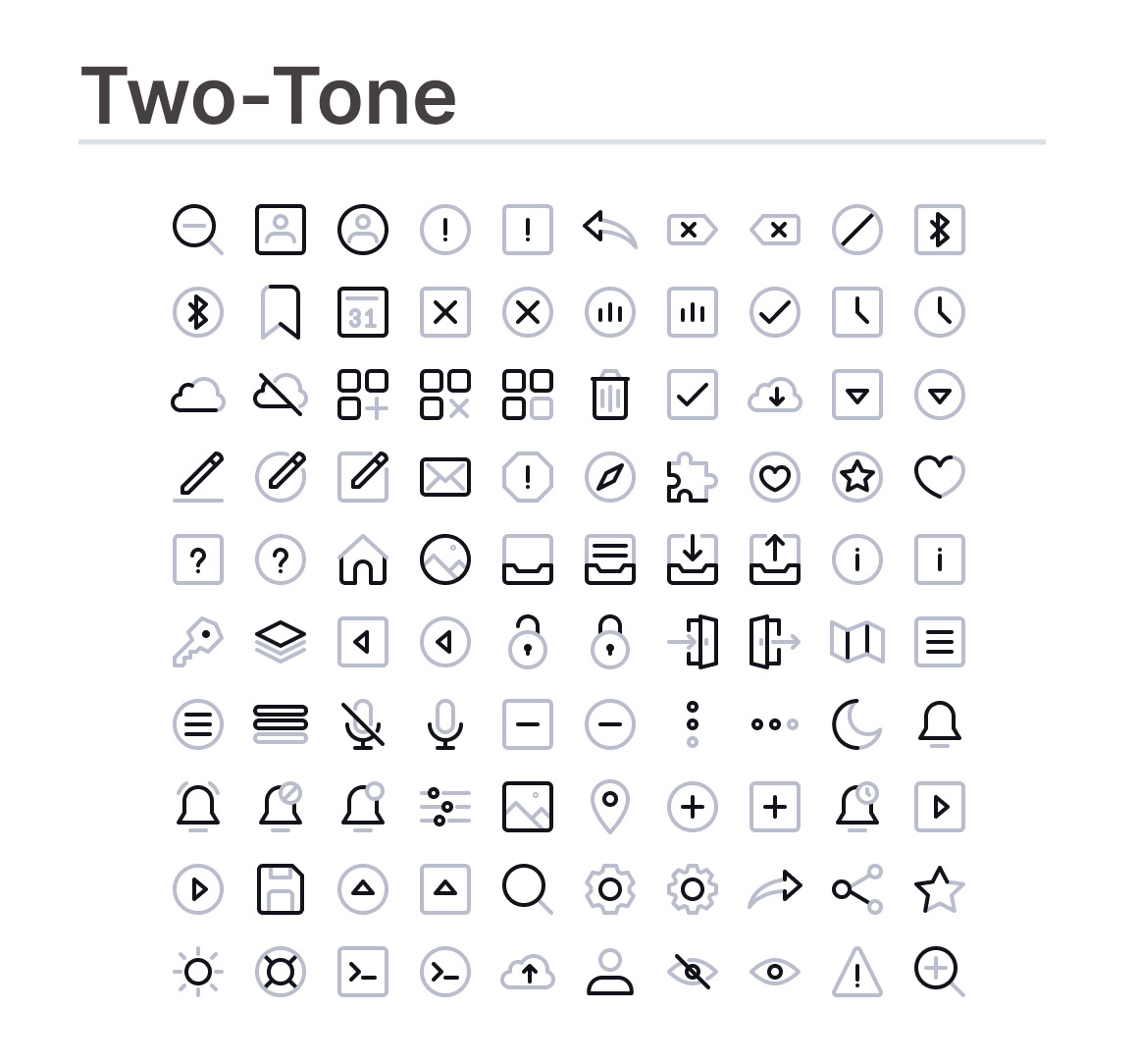User interface icons (vol.1) User interface icons (vol.1)