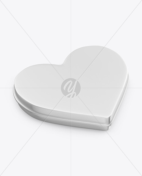 Heart Tin Box Mockup