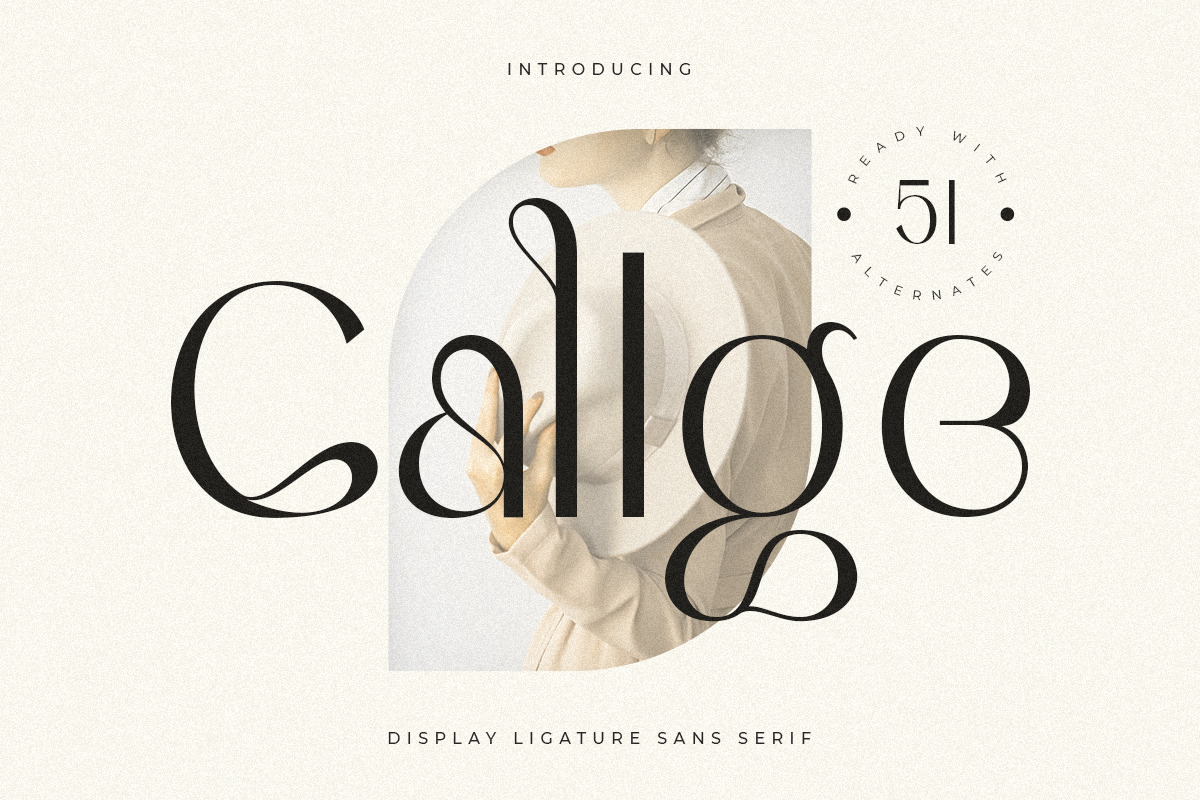 Callge - Display Ligature Sans Serif