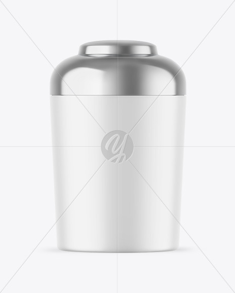 Matte Tea Tin Can Mockup