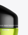 Metallic Cosmetic Jar Mockup