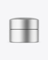 Matte Metallic Cosmetic Jar Mockup