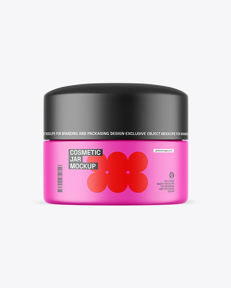 Matte Cosmetic Jar Mockup - Matte+cosmetic+jar