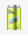 Metallic Tea Tin Can Mockup