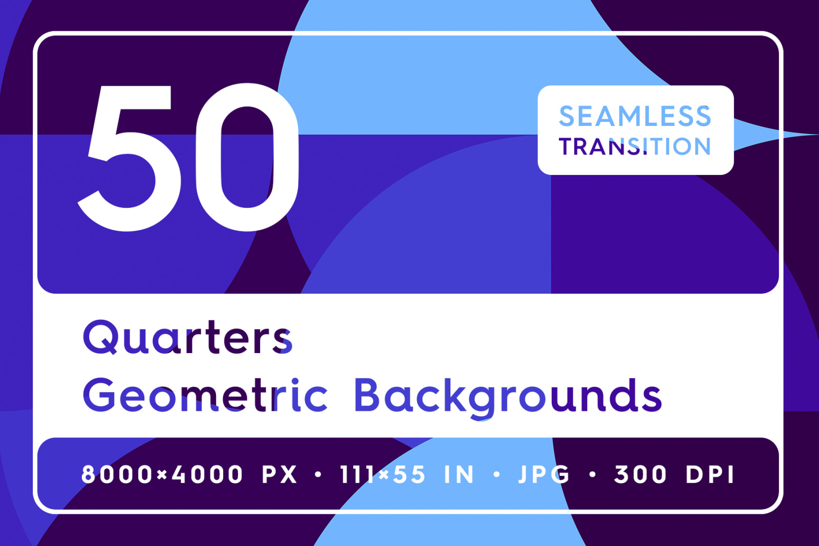 50 Quarters Geometric Backgrounds