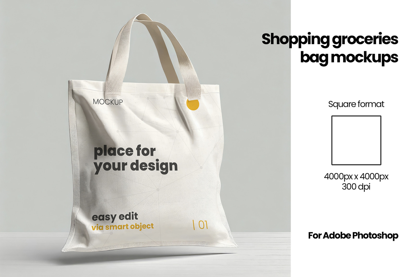 Shopping Groceries Bag Mockups