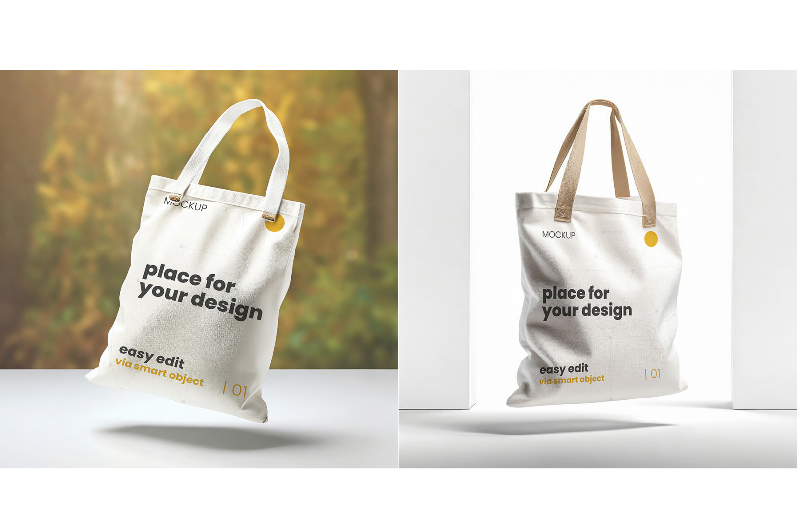 Shopping Groceries Bag Mockups