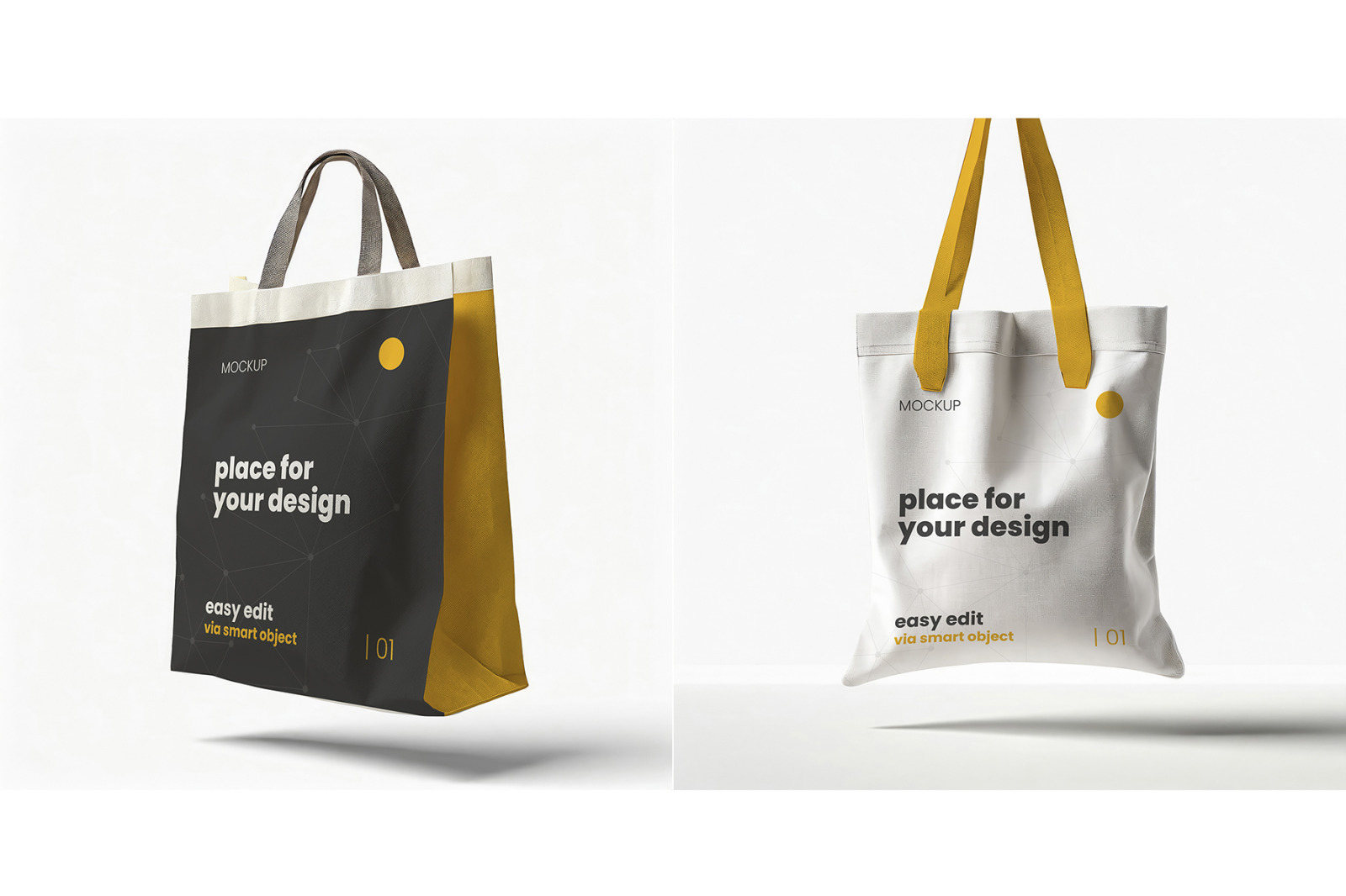 Shopping Groceries Bag Mockups