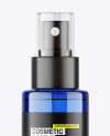 Blue Cosmetic Spray Bottle Mockup