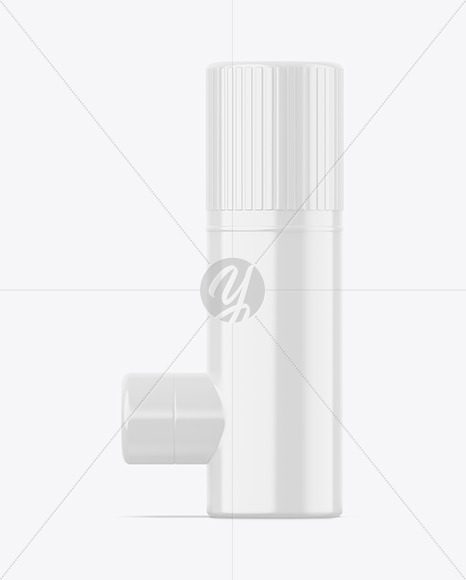 Glossy Inhaler Mockup