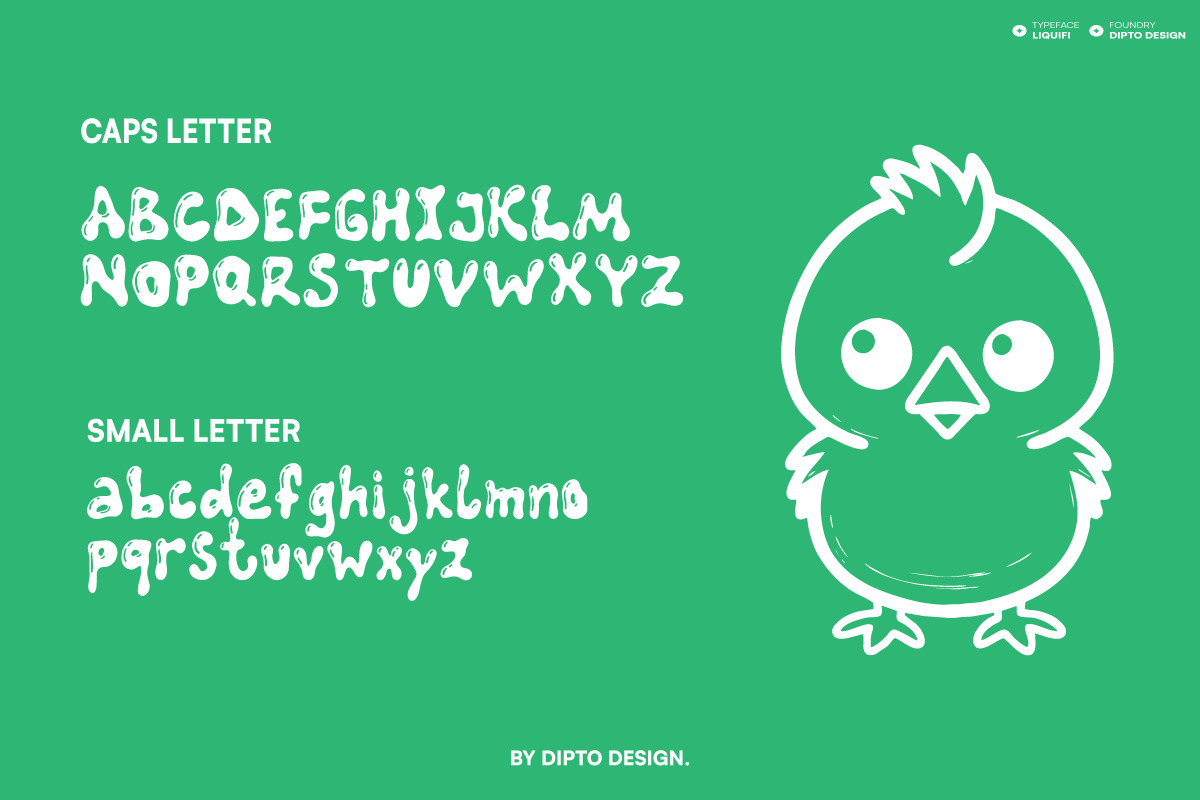 Liquifi - A Psychedelic Typeface Liquifi - A Psychedelic Typeface