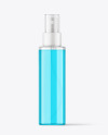 Clear Cosmetic Spray Bottle Mockup