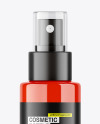 Glossy Cosmetic Spray Bottle Mockup