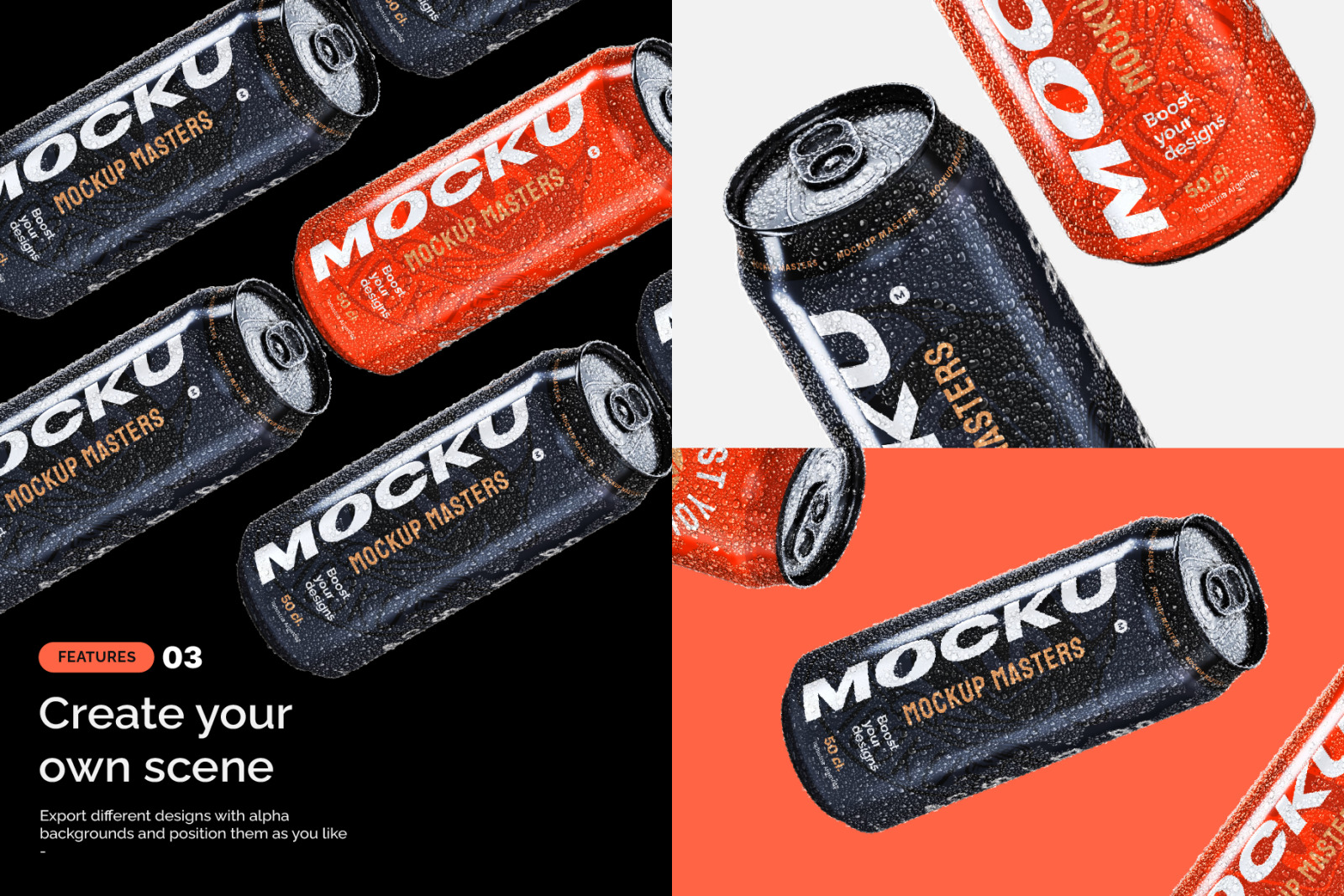 Can 470ml Video Mockup - Photoshop File Can 470ml Video Mockup - Photoshop File
