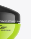 Glossy Cosmetic Jar Mockup