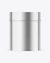 Metallic Tea Tin Can Mockup