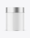 Glossy Tea Tin Can Mockup