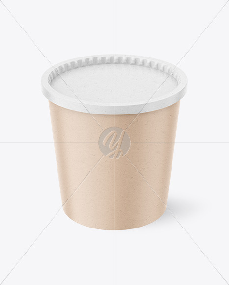 Matte Kraft Coffee Cup Mockup