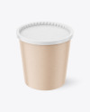 Matte Kraft Coffee Cup Mockup