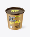 Matte Kraft Coffee Cup Mockup