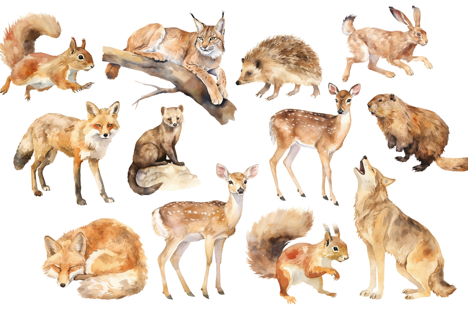 Woodland Animals Woodland Animals