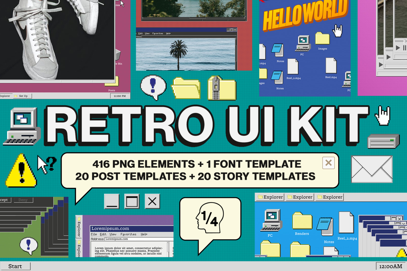 RETRO UI KIT RETRO UI KIT