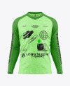 Men’s Heather Long Sleeve T-Shirt Mockup - Front View