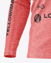 Men’s Heather Long Sleeve T-Shirt Mockup - Front View