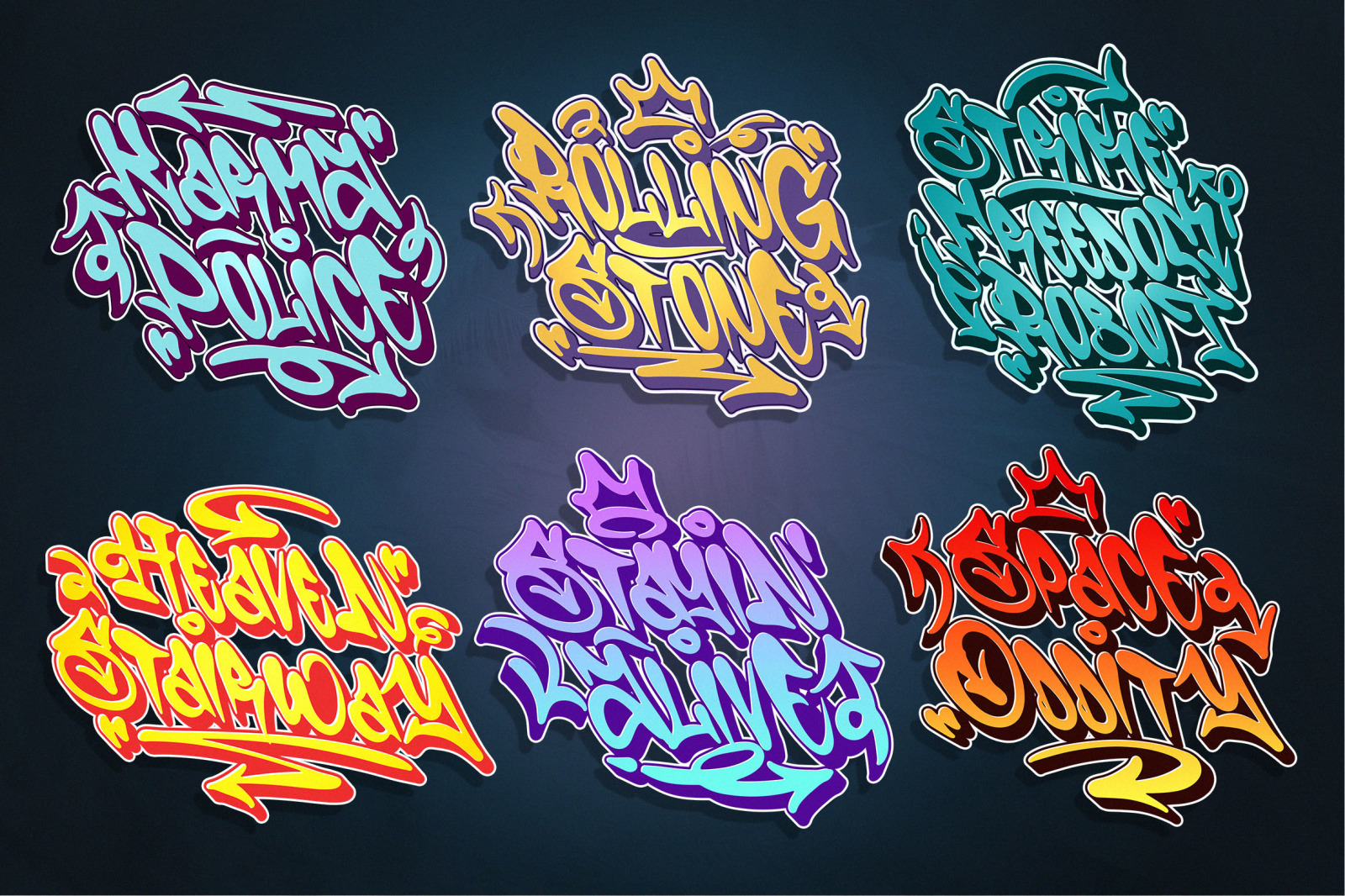 Shotgun Blues | Graffiti Music Font