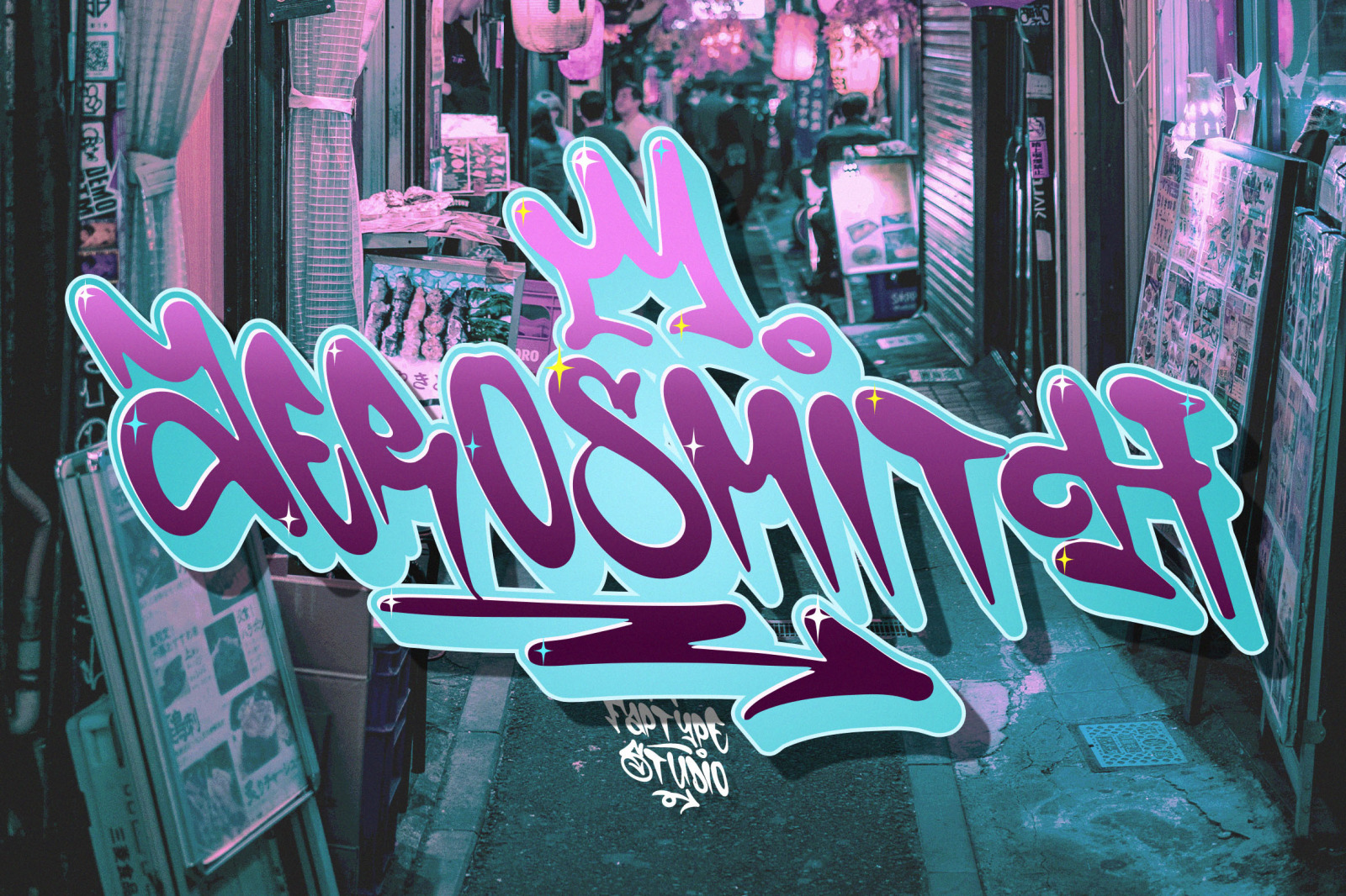 Shotgun Blues | Graffiti Music Font Shotgun Blues | Graffiti Music Font