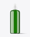 Green Cosmetic Spray Bottle Mockup