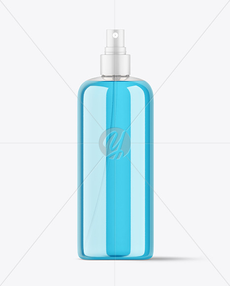 Clear Cosmetic Spray Bottle Mockup