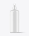 Glossy Cosmetic Spray Bottle Mockup