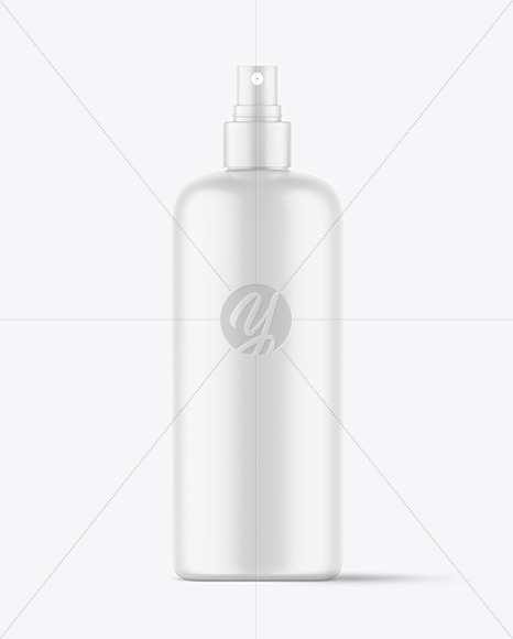 Matte Cosmetic Spray Bottle Mockup