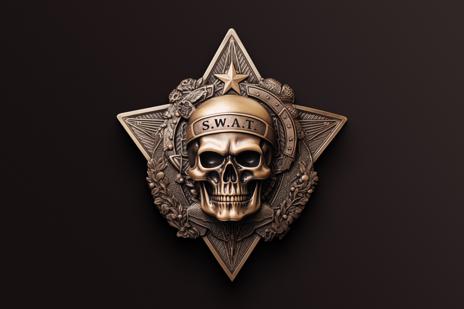 15 Police / Army / Sheriff Metal Badge PSD Templates