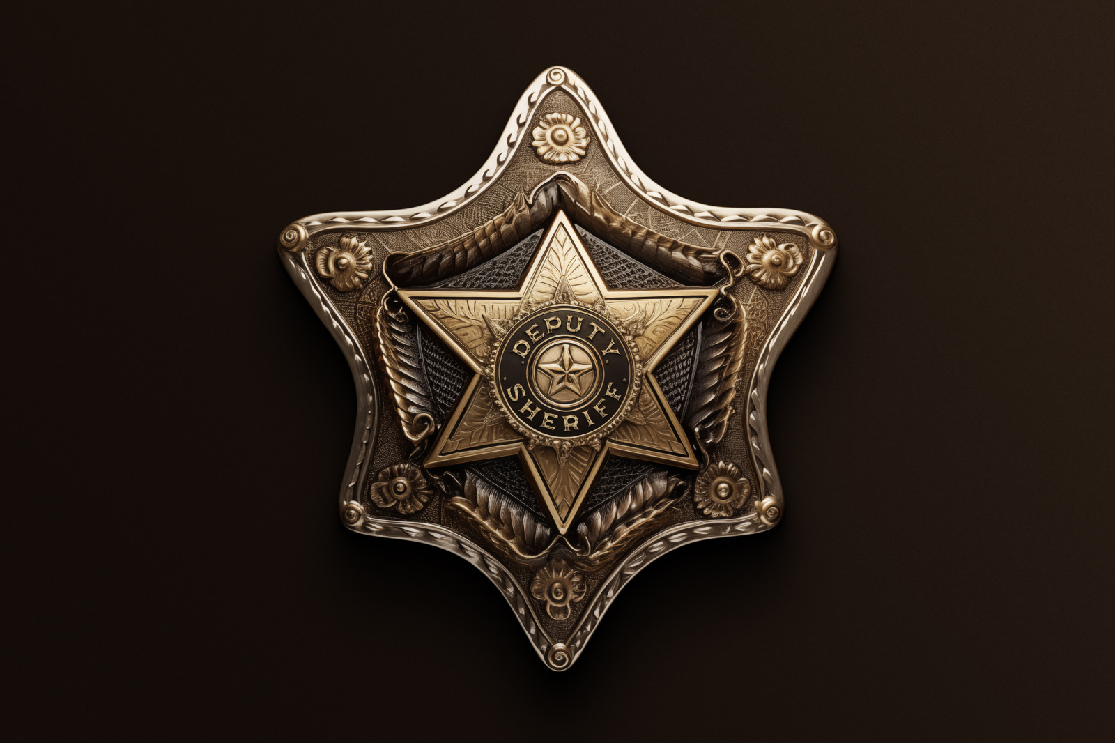 15 Police / Army / Sheriff Metal Badge PSD Templates