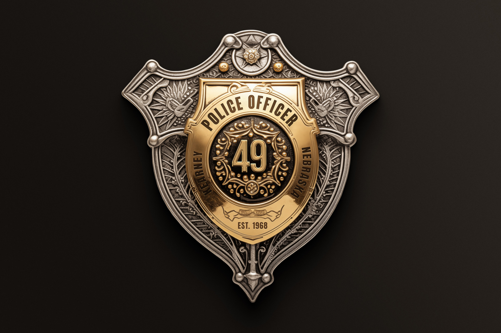 15 Police / Army / Sheriff Metal Badge PSD Templates