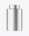 Metallic Tea Tin Can Mockup