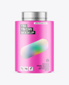 Matte Tea Tin Can Mockup