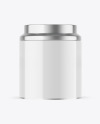 Glossy Tea Tin Can Mockup